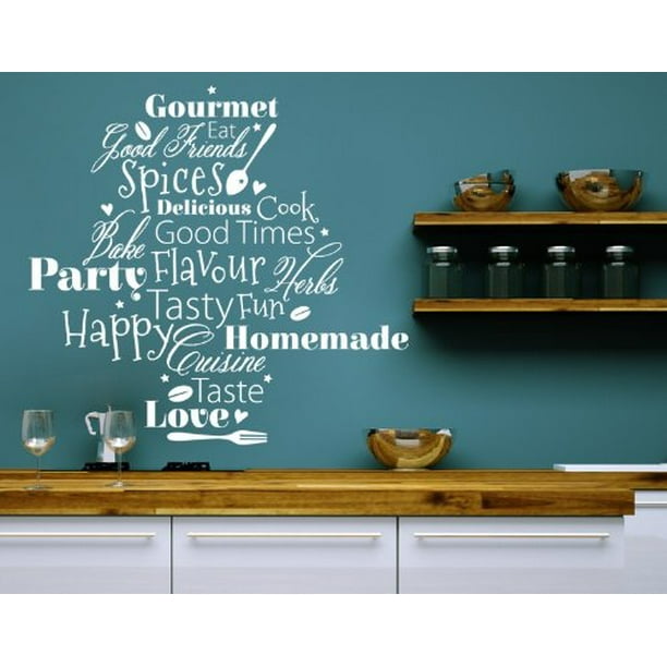 Wall Decals Phrases Love Kitchen Wall Stickers Wall Decor ws1050